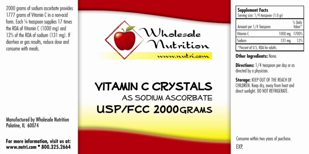 Sodium Ascorbate Powder (2000 gr) Wholes…